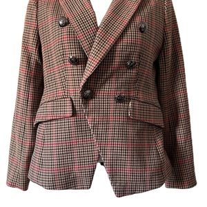 Banana Republic Sz 00P Lined Blazer Double Breasted Button Closure Academia